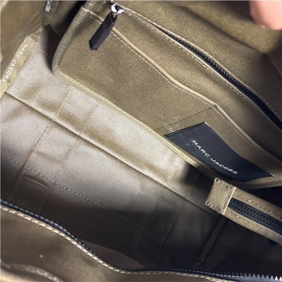 Marc Jacobs The Tote Bag Medium Canvas Slate Green - Picture 6 of 10